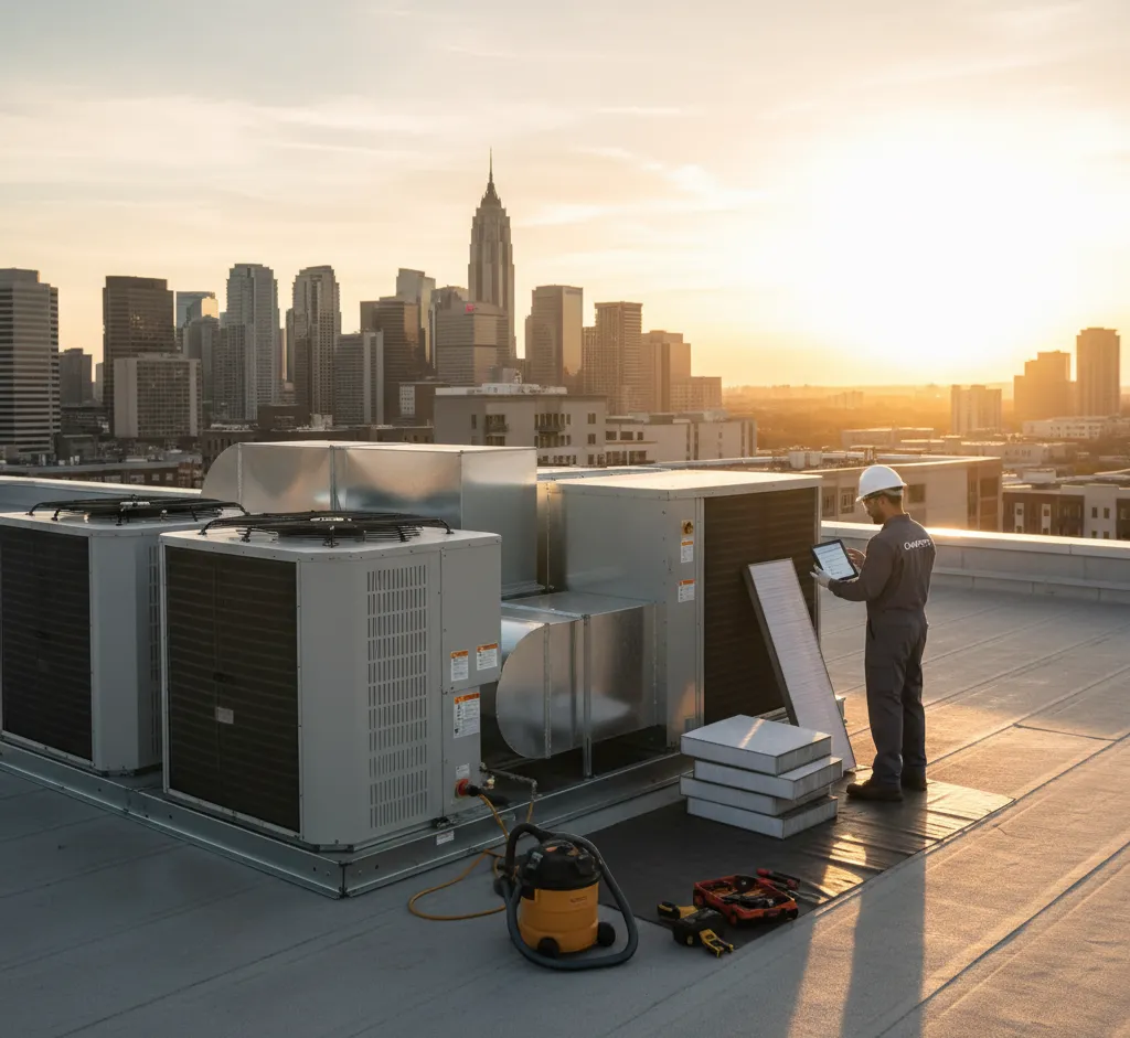 Commercial HVAC contractors near me | commercial heating maintenance | commercial ductwork installation