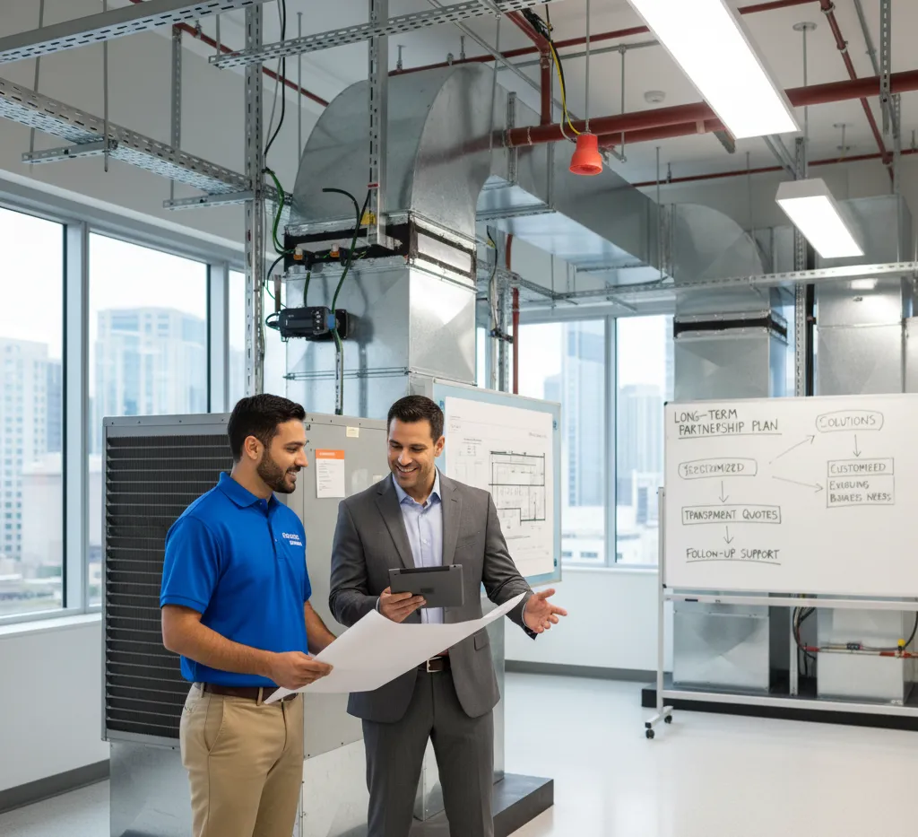 Commercial HVAC contractors near me | commercial heating maintenance | commercial ductwork installation